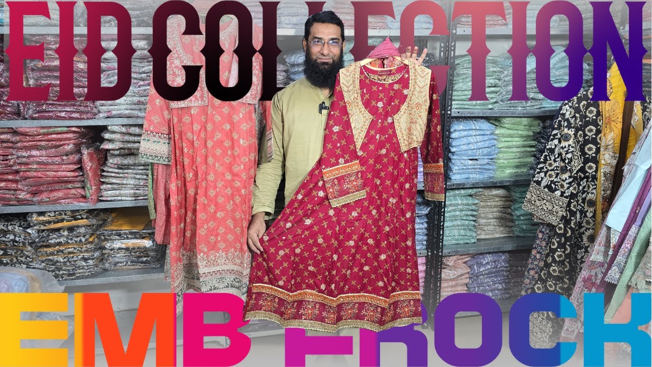 2026 EID COLLECTION LAWN EMB FROCK 