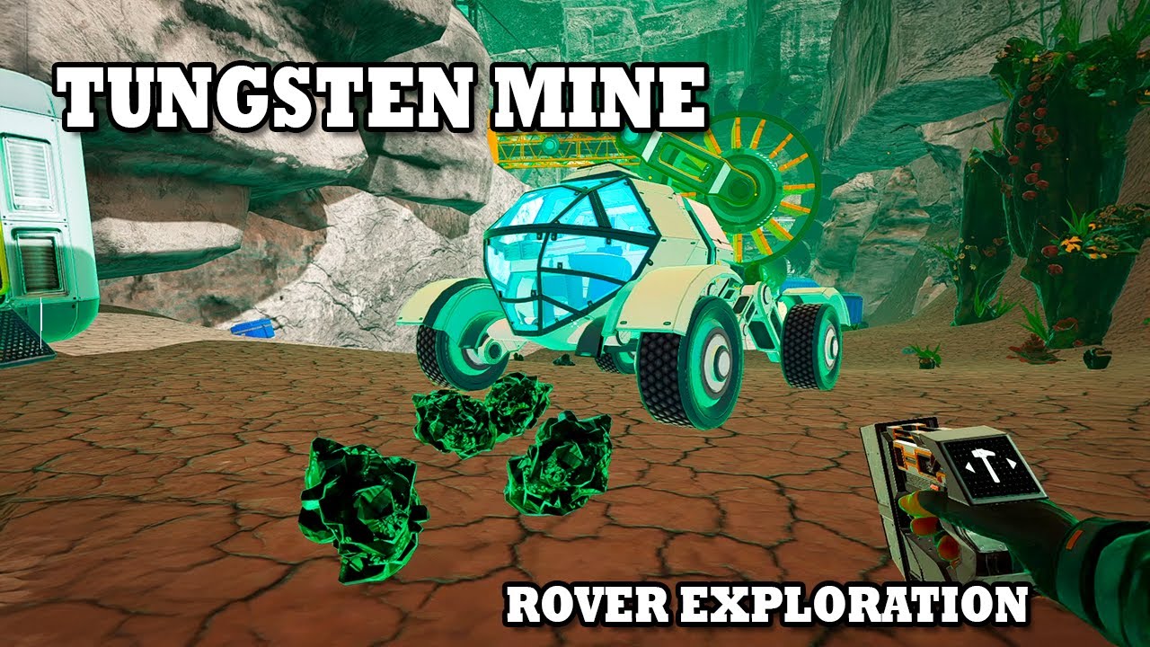 I Used My Rover to Find a Massive Tungsten Mine Planet Crafter Toxicity DLC