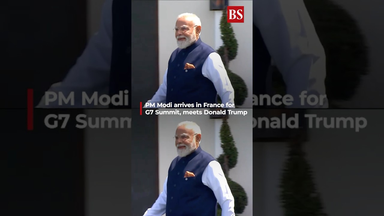 Watch: PM Modi arrives in France for G7 Summit, meets US President Donald Trump
