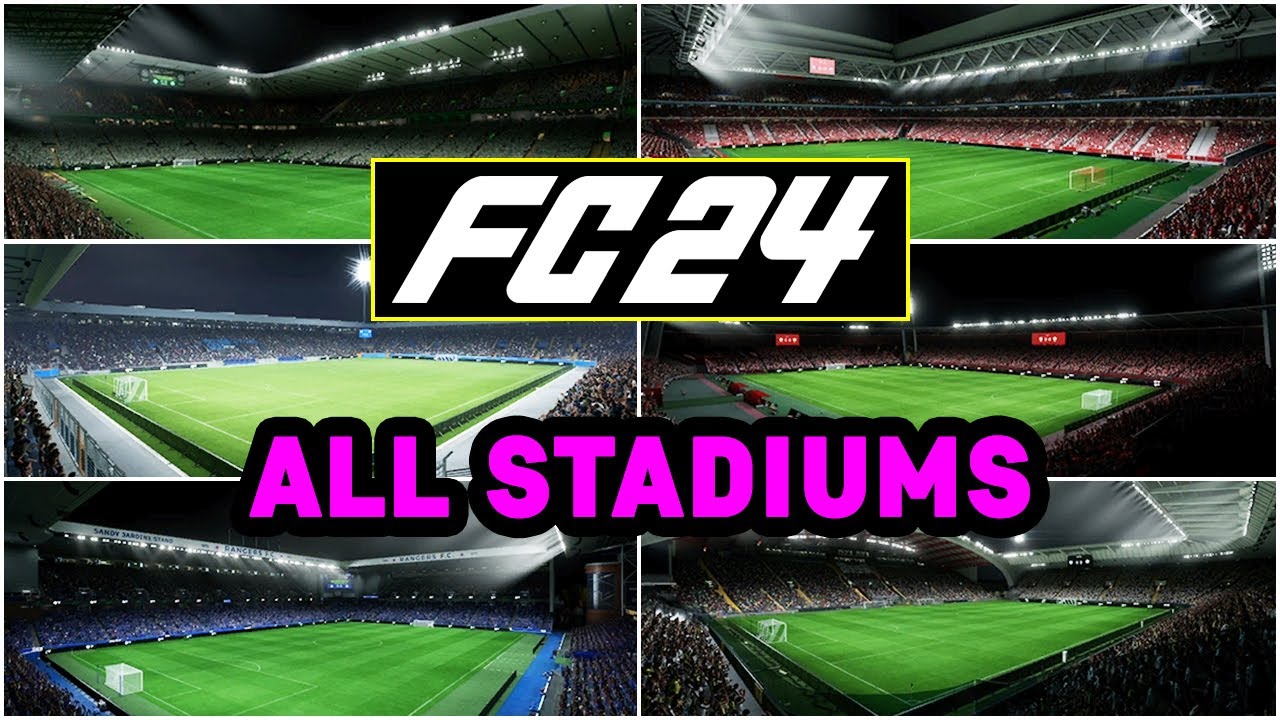 EA SPORTS FC 24 | *NEW* ALL LICENSED STADIUMS ✅