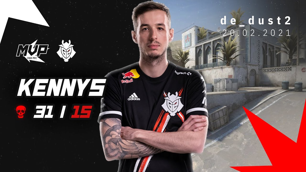 MVP CSGO POV: G2 kennyS (31/15) vs Evil Geniuses (de_dust2) @ IEM Katowice 2021