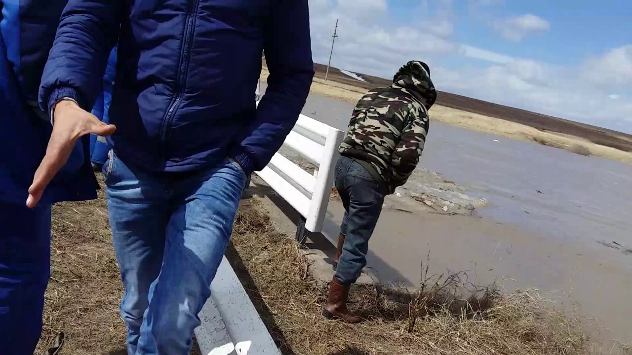 Потоп в селе Рузаевка Казахстан.17 апреля