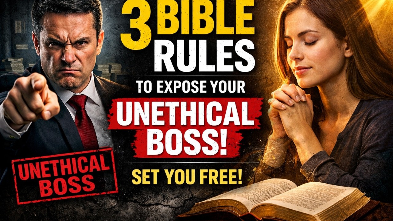 3 Bible Rules That Will Expose Your Unethical Boss (And Set You Free!)