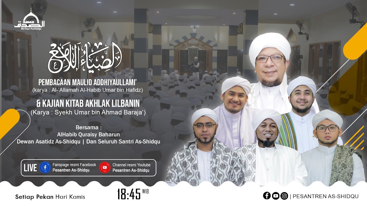🔴LIVE PEMBACAAN MAULID AD-DHIYA ULLAMI' DAN KAJIAN KITAB AKHLAKUL LIL BANIN I 28 NOVEMBER 2024