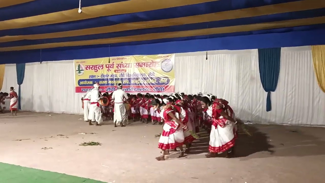 Sarhul पूर्वसंध्या Ranchi College दीक्षांत मंडप 🇦🇹⚛️🌾🙏