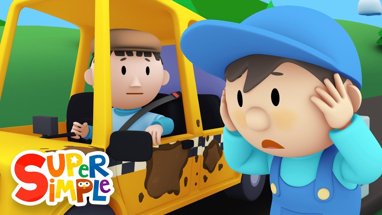 CAR WASH FOR KIDS | Taxi Cab Car Wash | Vehicle Cartoon for Children