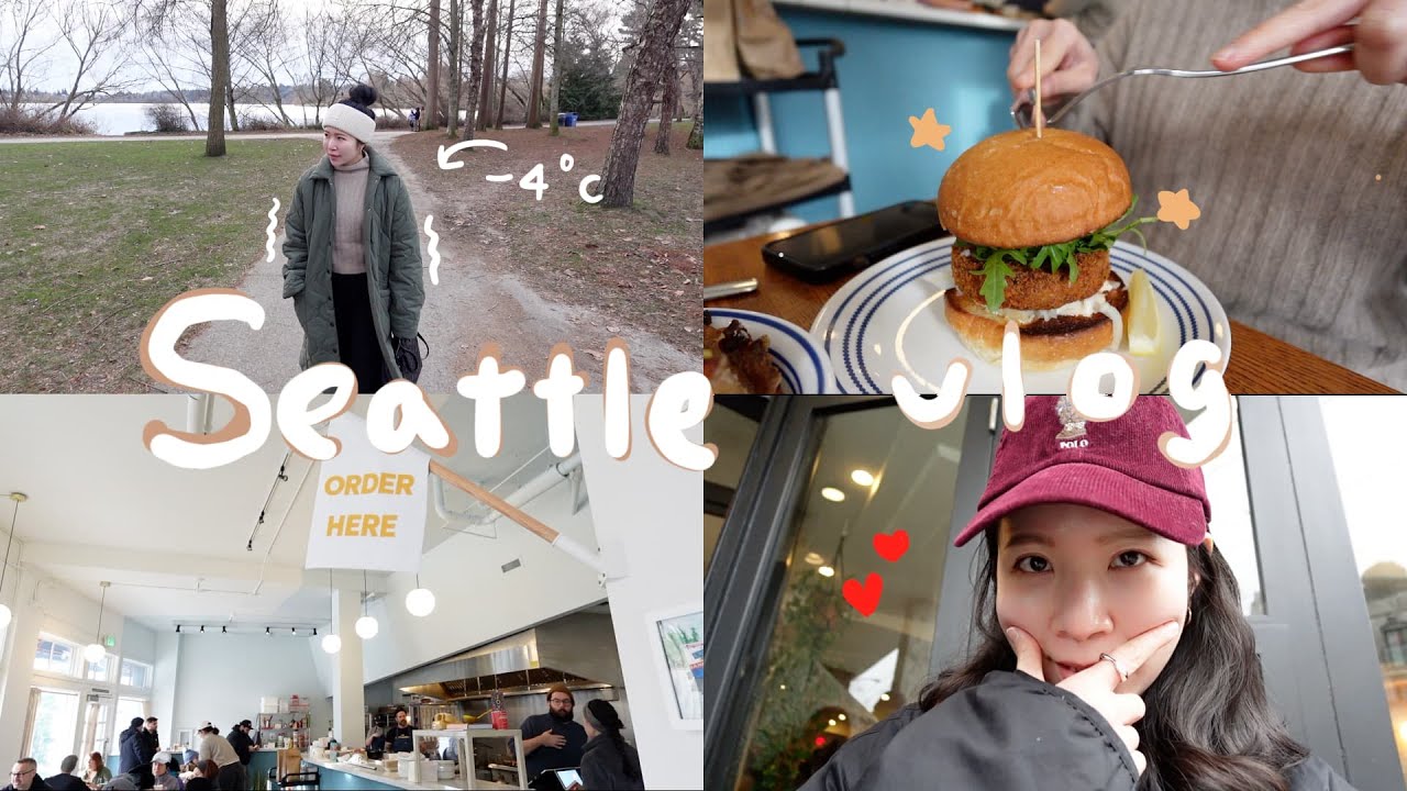 Seattle Vlog |西雅圖生活紀錄，做肥蝦南瓜義大利麵超簡單🎃，湖邊超美味三明治＆漢堡店，抹茶人一定要筆記的溫哥華抹茶店推薦🍵