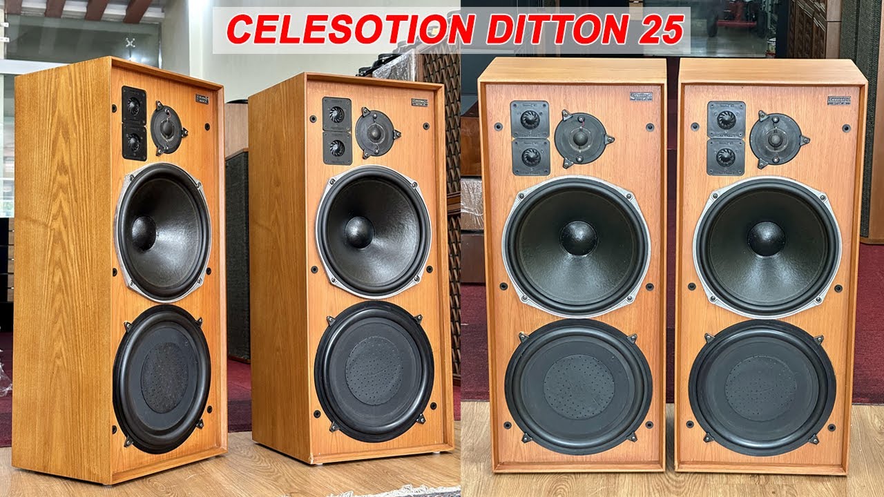 Loa CELESOTION Ditton 25 Made in England vàng đời chót nguyên bản đẹp xuất sắc | 0908325777