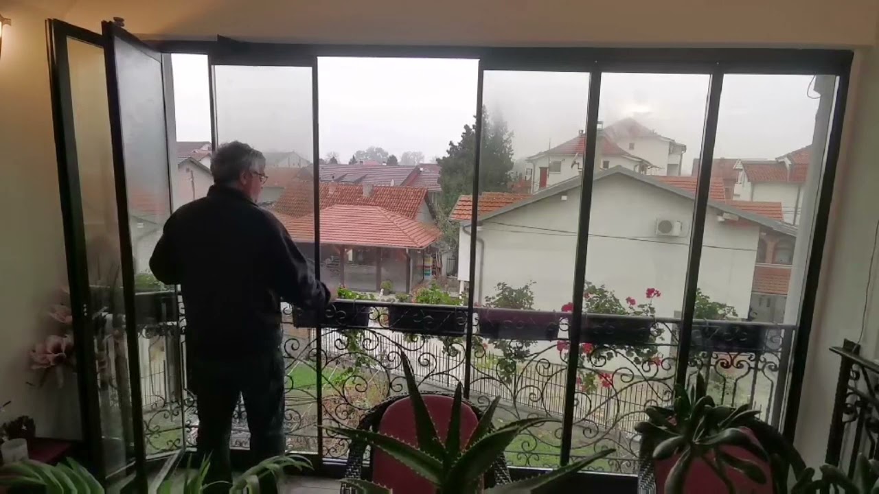 Klizno preklapajući sistem sa termo staklima - TERASKO