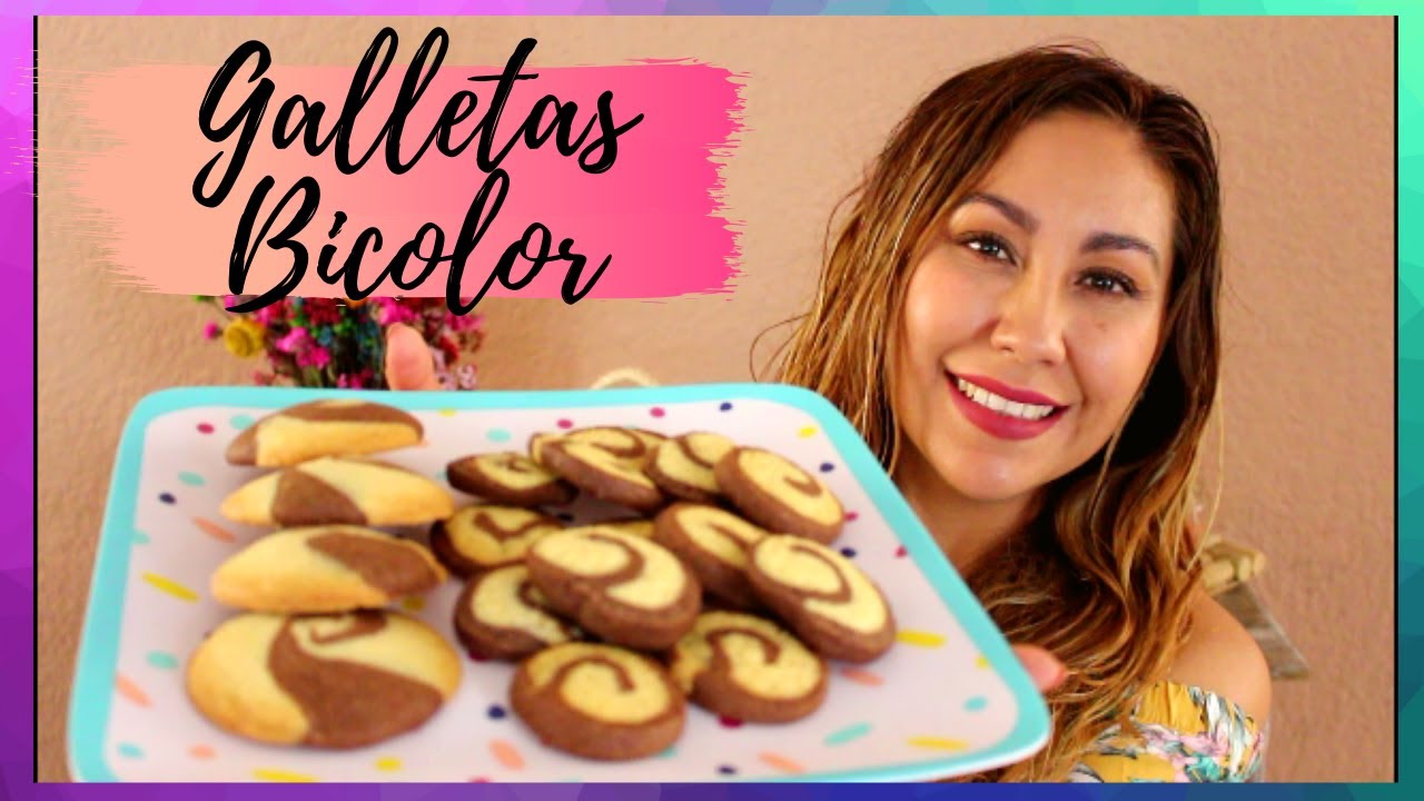 GALLETAS BICOLOR-- RECETA FÁCIL