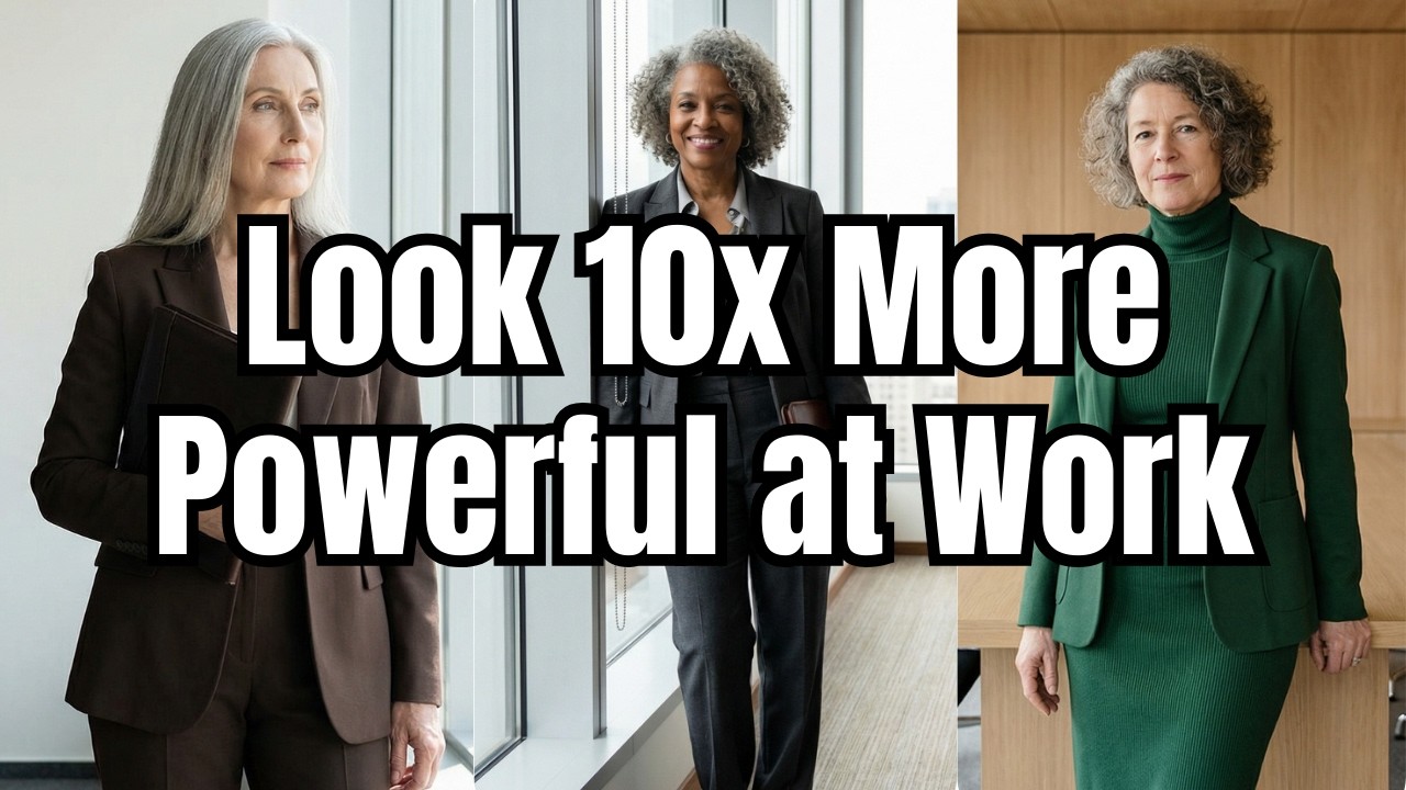 7 GENIUS Office Outfit Hacks to Look 10x More POWERFUL Over 50