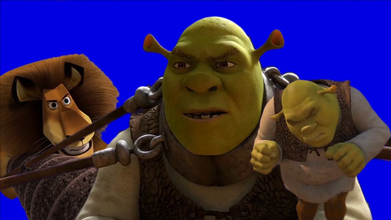 Shrek Vs Lord Shen (f**king epic) Blue Screens