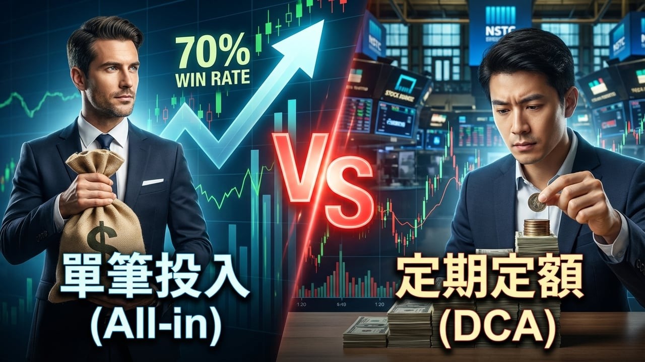 一次投入 vs 定期定額，結果超出預期