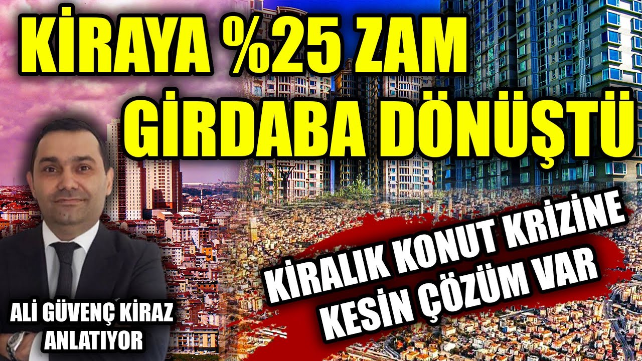 #CANLI Kiraya %25 Zam Girdaba Dönüştü | Kiralık Konut Krizine Kesin Çözüm Var | Ali Güvenç Kiraz