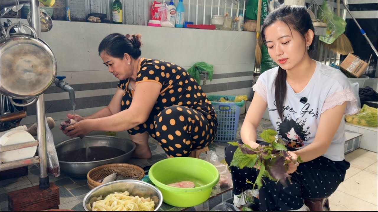 Đem Dưa Bồn Bồn Từ U Minh Về Trộn Gỏi Ăn Với Cá Bông Lau Kho Lạt | NĐMT#818