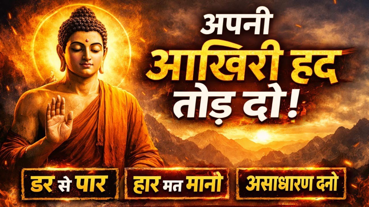 🔥 अपनी आख़िरी हद तोड़ दो | गौतम बुद्ध की ऐसी शिक्षा जो जिंदगी बदल देगी 🔥#motivation 