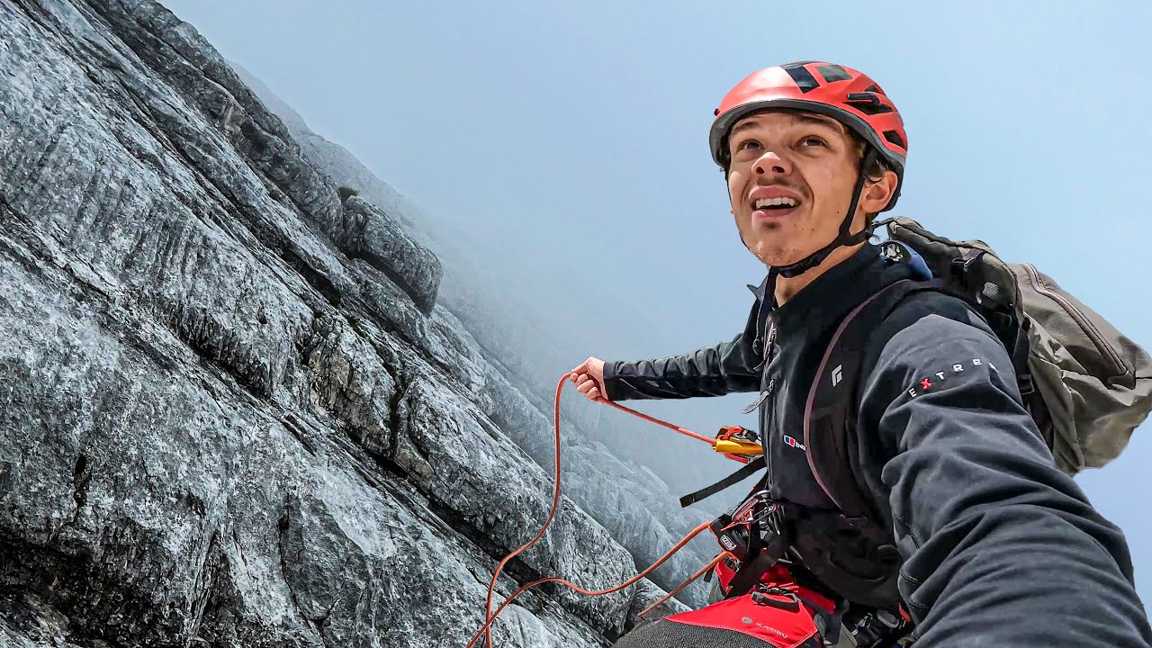 My First Lead Rope Solo Climb in the Mountains