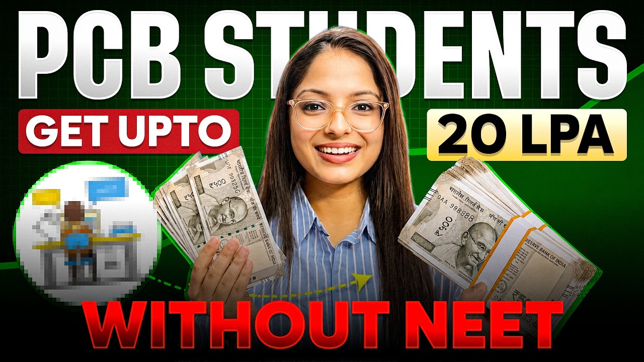 🔥PCB Students: Best Career Options Other Than NEET | High Salary Careers