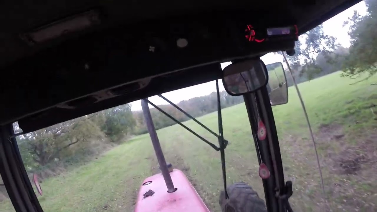 muck spreading on grassland