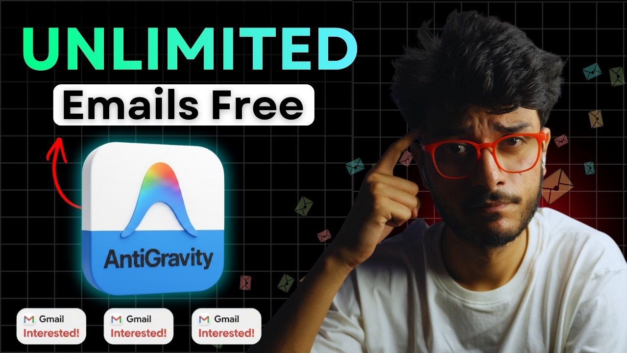 Send 1,000+ Cold Emails Automatically Using Google Antigravity (100% Free)