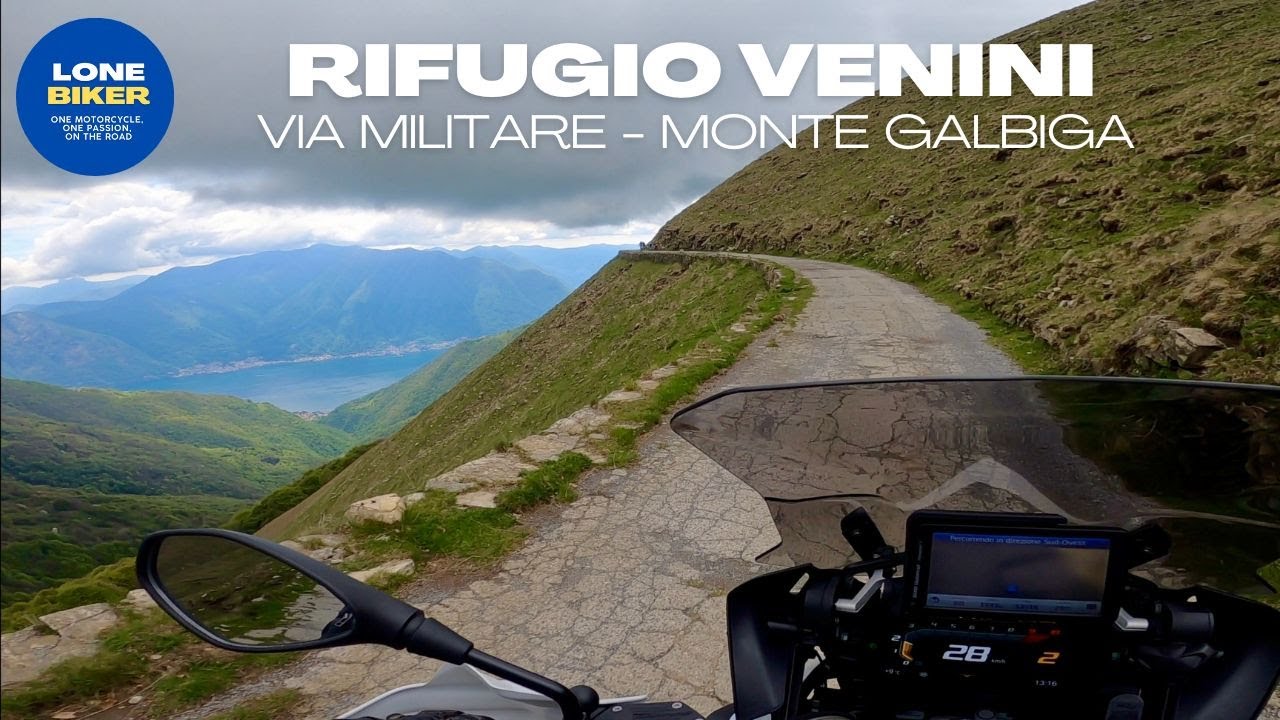 Rifugio Venini per la Via Militare- Lago di Como - BMW R 1250 GS - GoPro