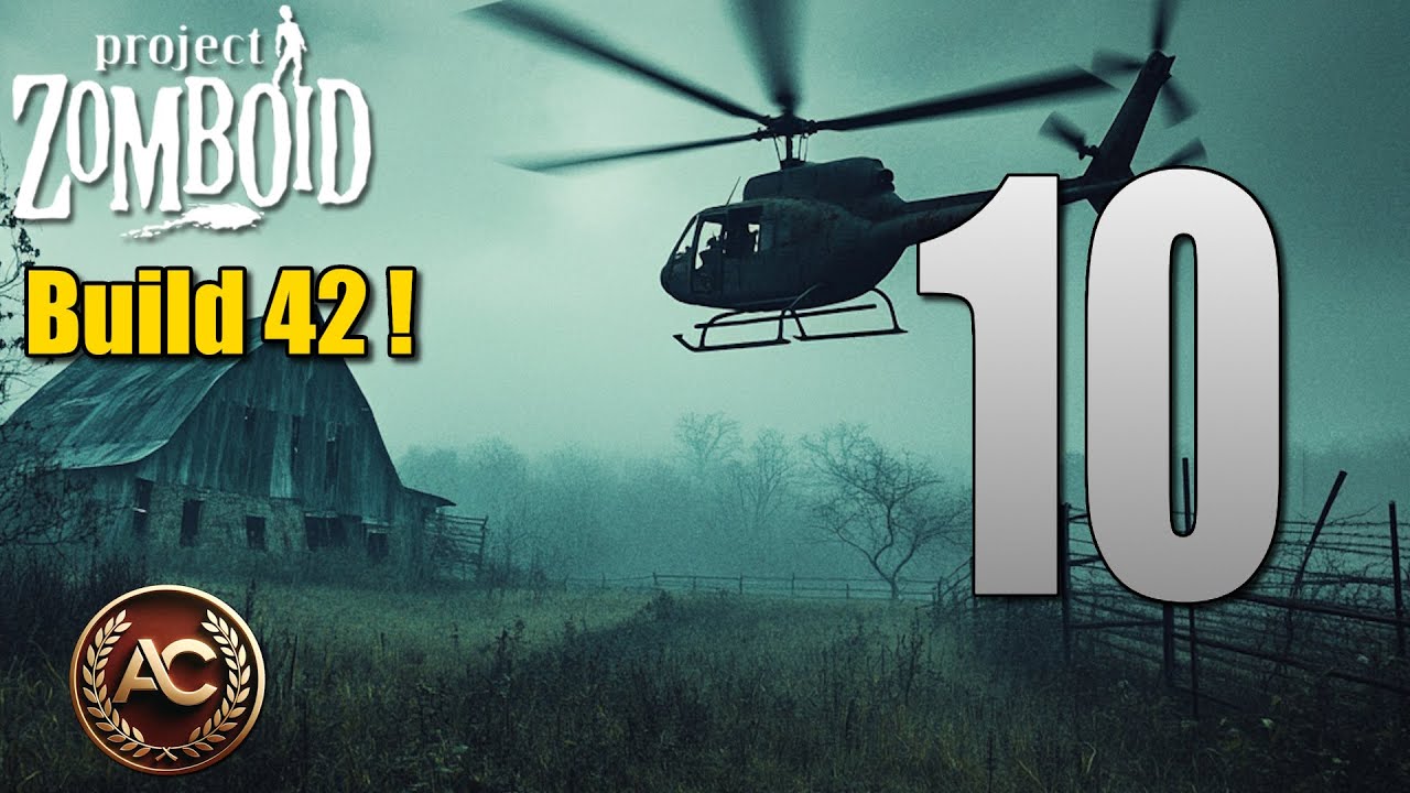 L'ELICOTTERO MI COSTRINGE A SCAPPARE IN FRETTA ||  PROJECT ZOMBOID BUILD 42 INSTABILE ||  EP. 10