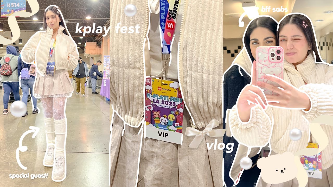 VLOG: kplayfest! 🐇  kpop + shopping