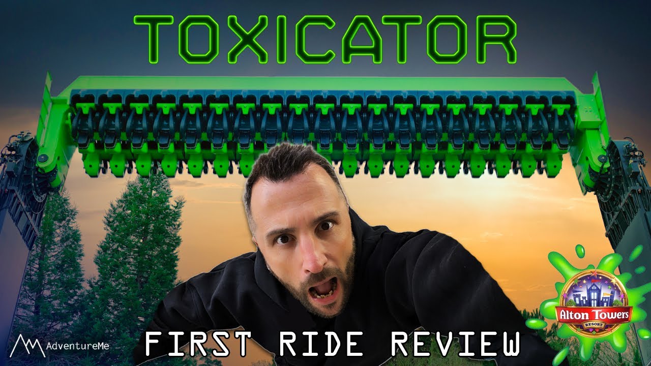 FIRST RIDE on Toxicator at Alton Towers