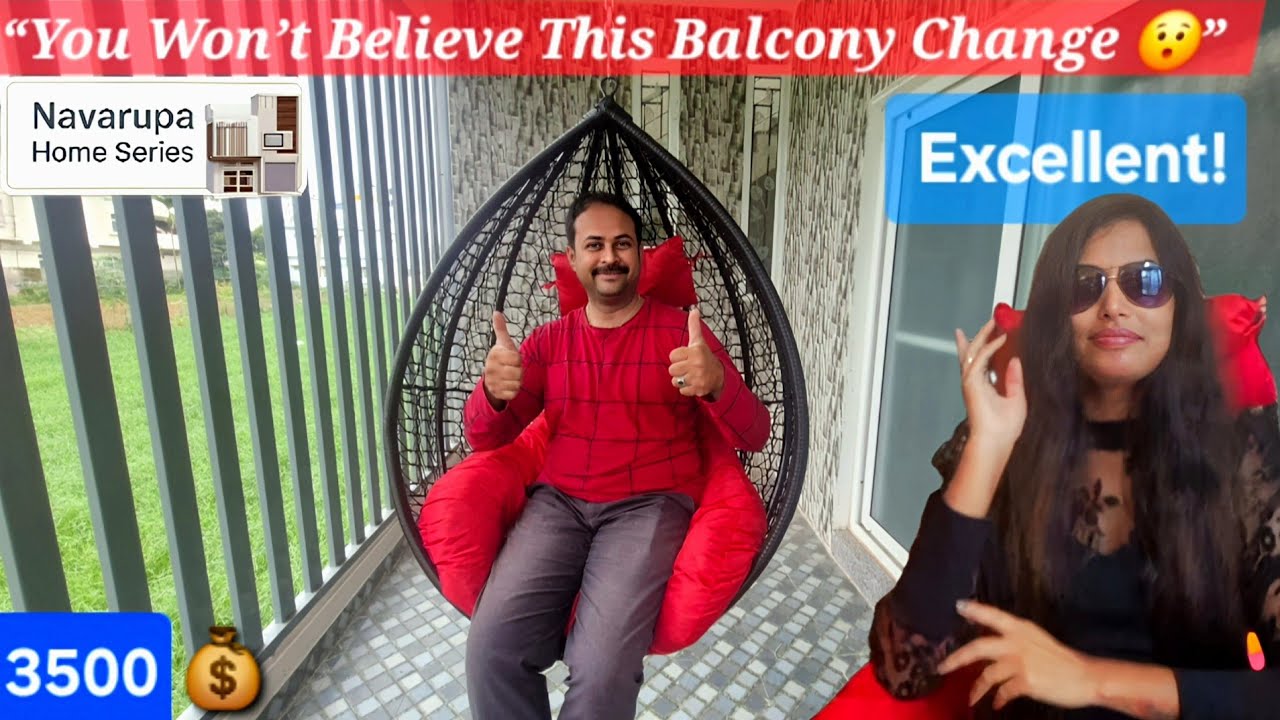 Transforming My Balcony With a Hammock Swing!