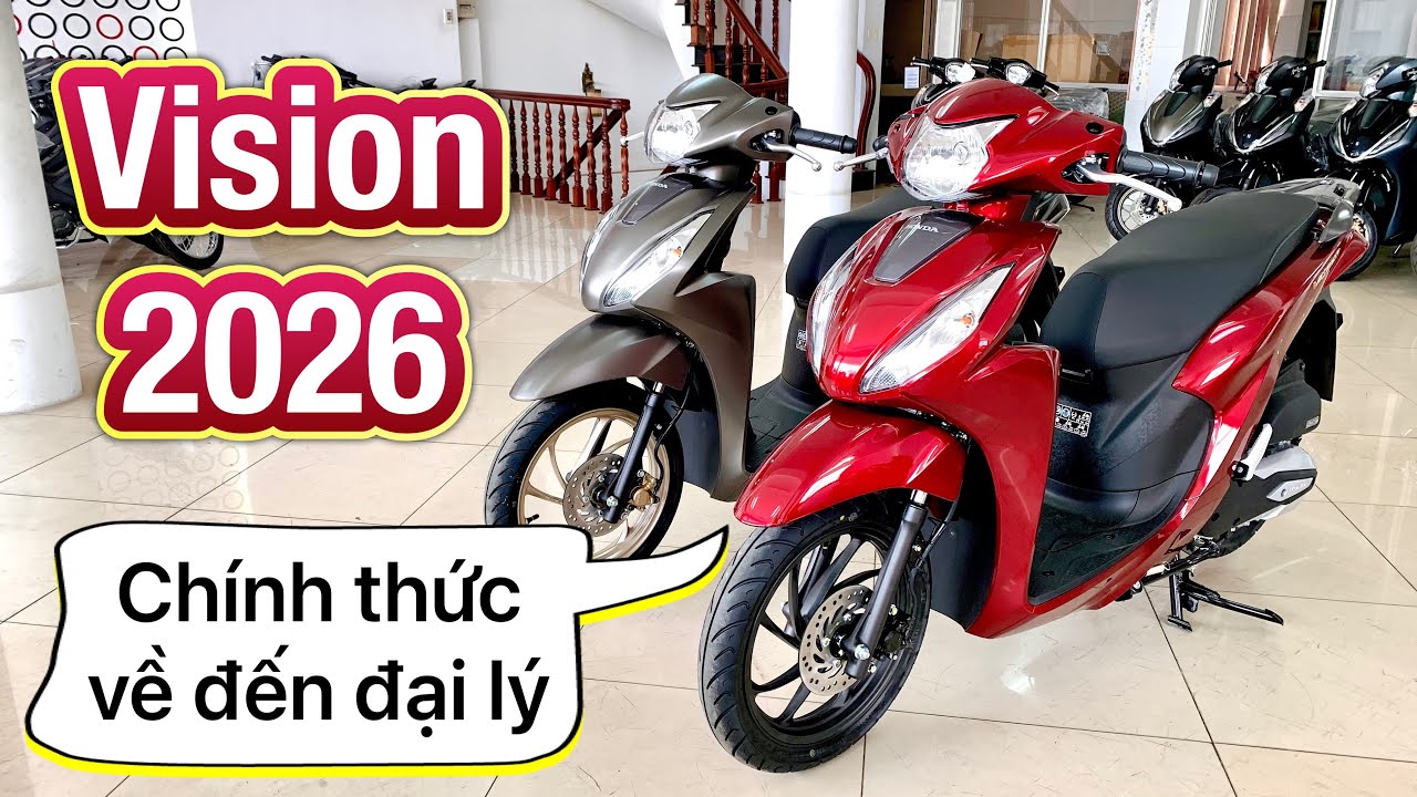 Vision 2026 chính thức về đến đại lý | Review chi tiết + Giá bán #vision2026 #vision2025 #minhnamle