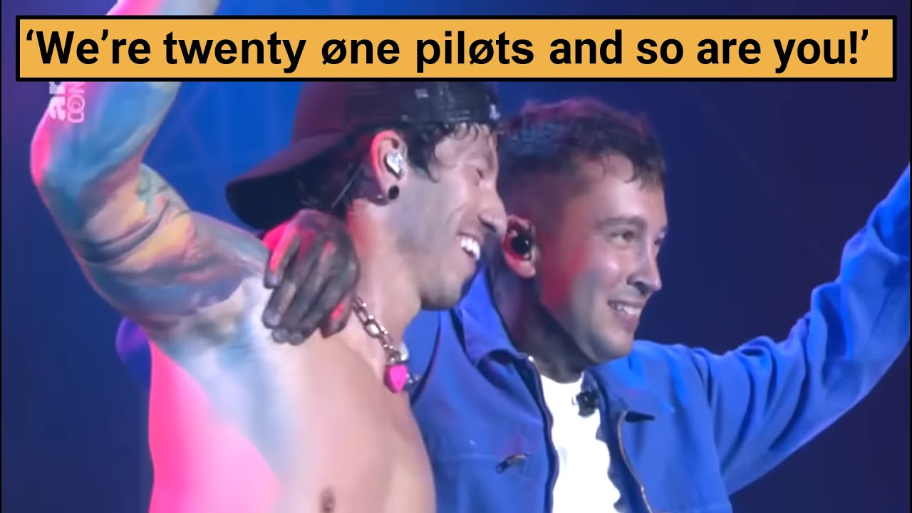 'We're twenty one pilots and so are you' throughout the years
