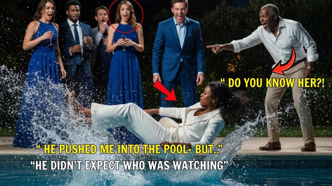Billionaire Pushed His Black Wife Into Pool for His Mistress — Then He Learned Who Her Father Was!