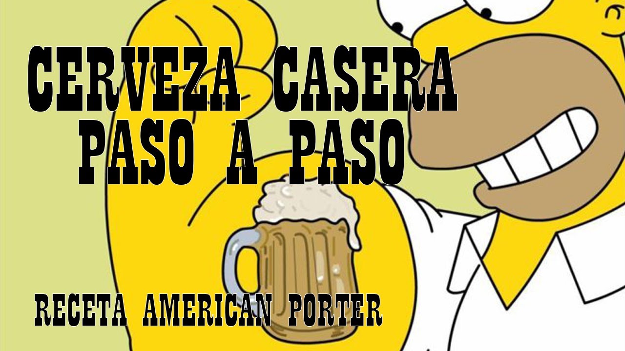 CÓMO hacer CERVEZA ARTESANAL paso a paso 🍺 Receta AMERICAN PORTER 🍺