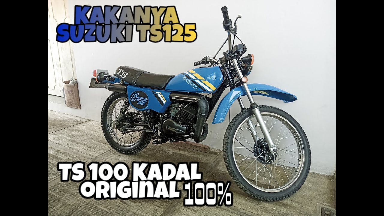 Trail klasik! SUZUKI TS 100 R Original Full Istimiwir