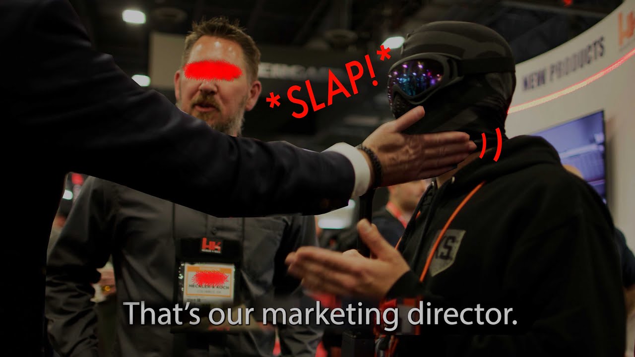 I Got Slapped By The HK Marketing Director At SHOT Show