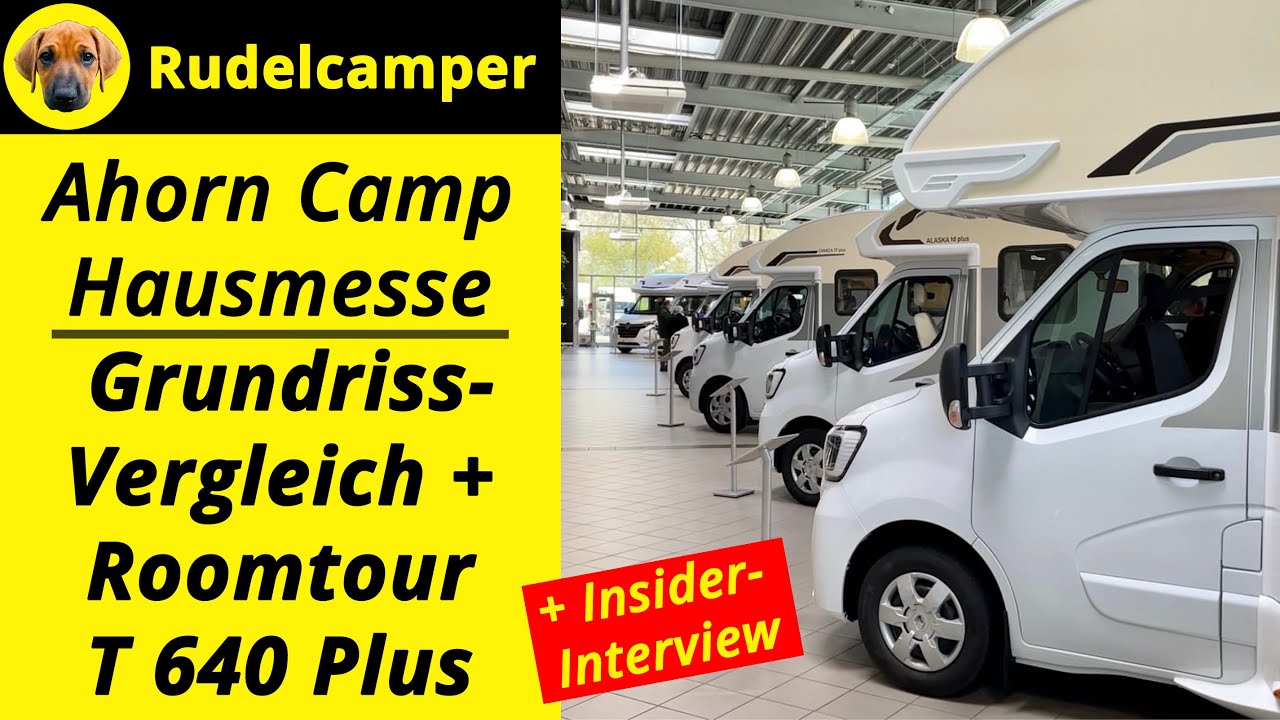 SCHNELLE LIEFERZEITEN: Der Ahorn T 640 Plus und ein Grundriss-Vergleich - Ahorn Camp Hausmesse - 028