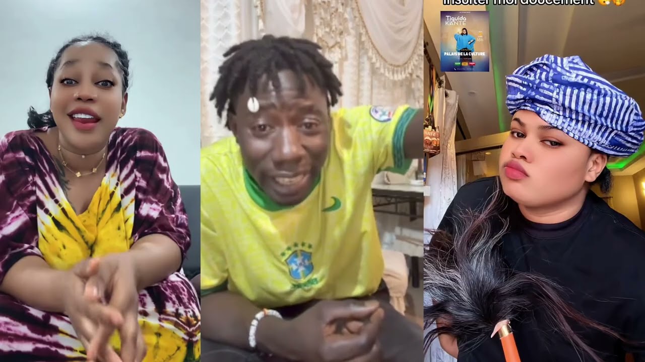 Urgent Soldat frappe Tiguida kane et Majo coiffure très fort