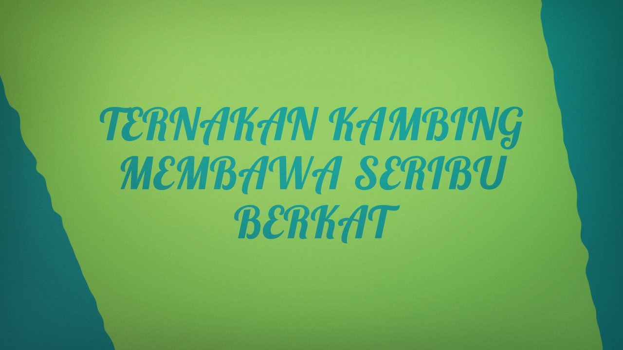 TERNAKAN KAMBING