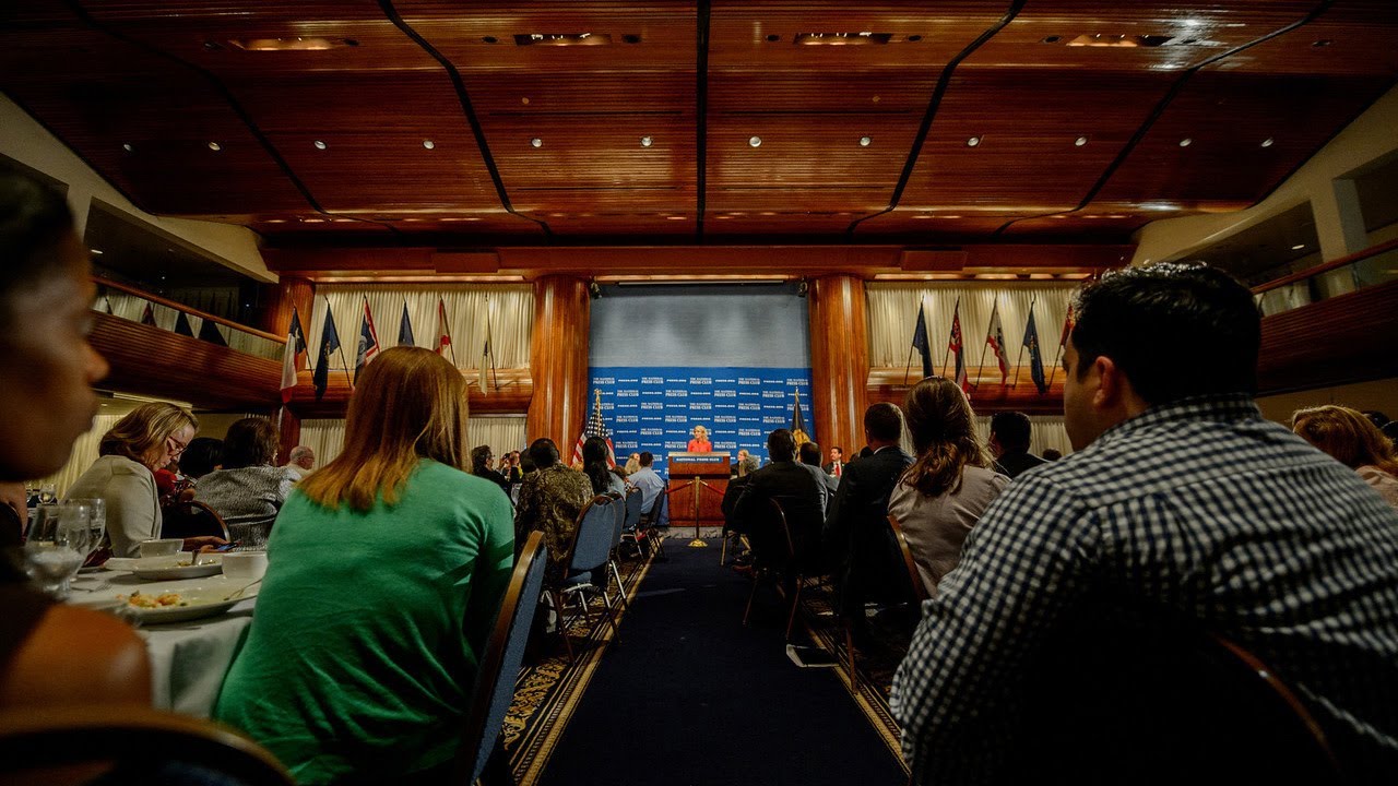 Christine Lagarde, Managing Director of the IMF, speaks at The National Press Club - Jan.