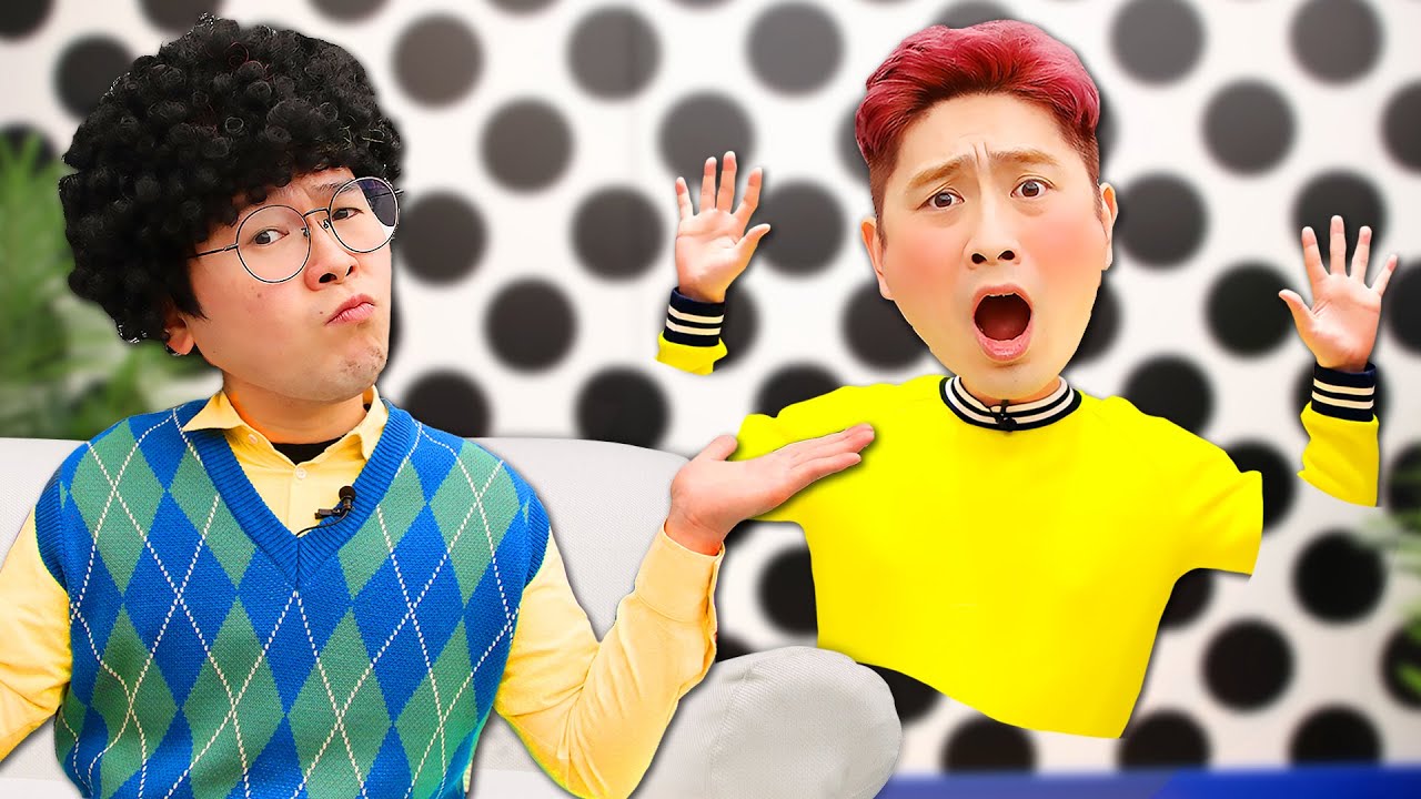 LuckyKangi Jump through the wall l 마법의 벽 만들기 놀이 럭키강이 LuckyKangi