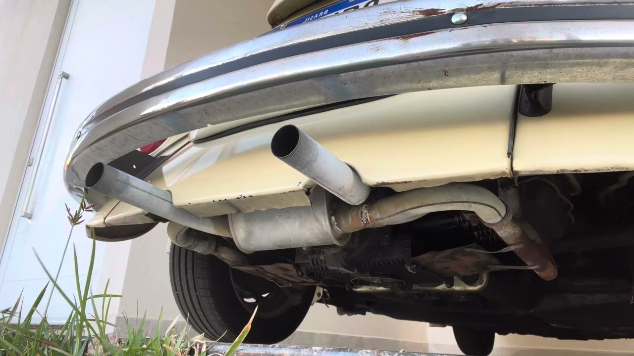 Ronco escapamento “capetinha” no fusca motor 1300