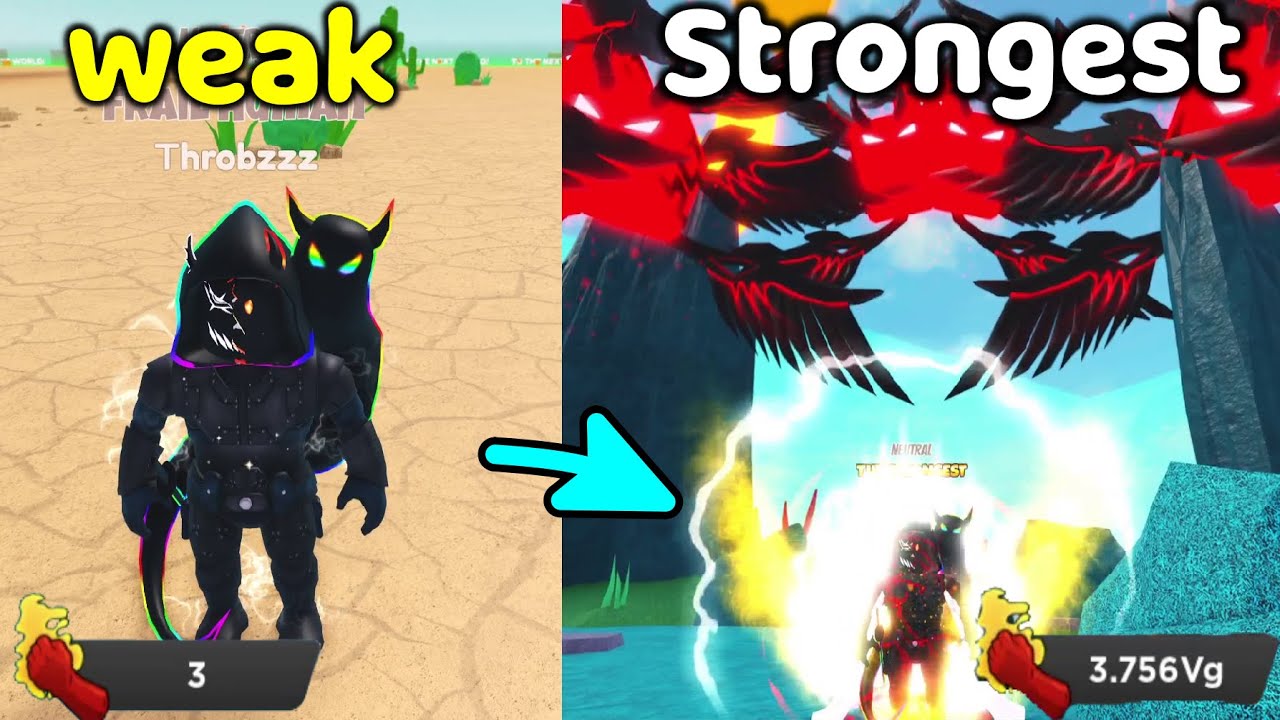 Стал сильнейшим в Strongest Punch Simulator