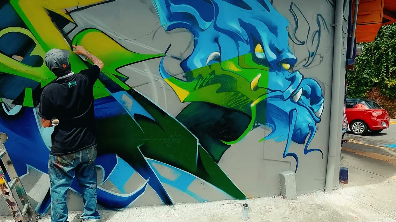 Wild Dragons Wall por MUSH GPS & AAFK / San Pedro SJ2025