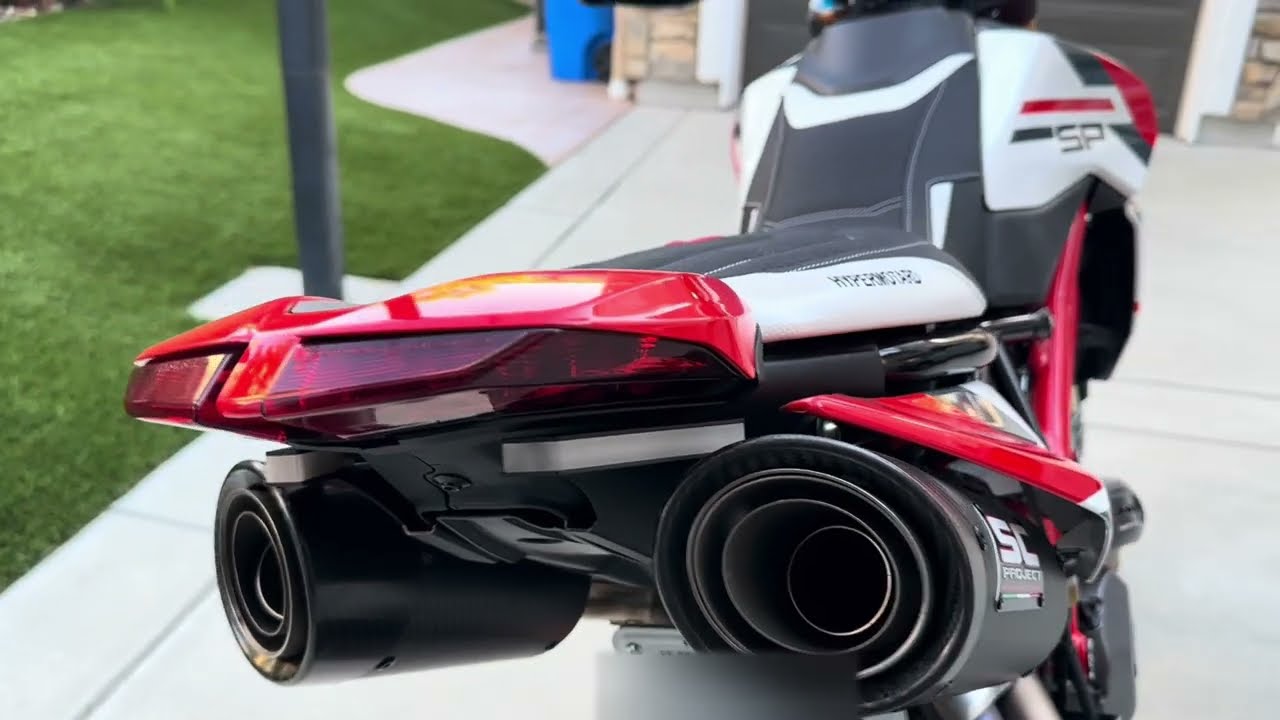 Tail Tidy on the 2023 Ducati Hypermotard 950SP Has Finally Happened!  NRC Signals and GoPro Mounts!