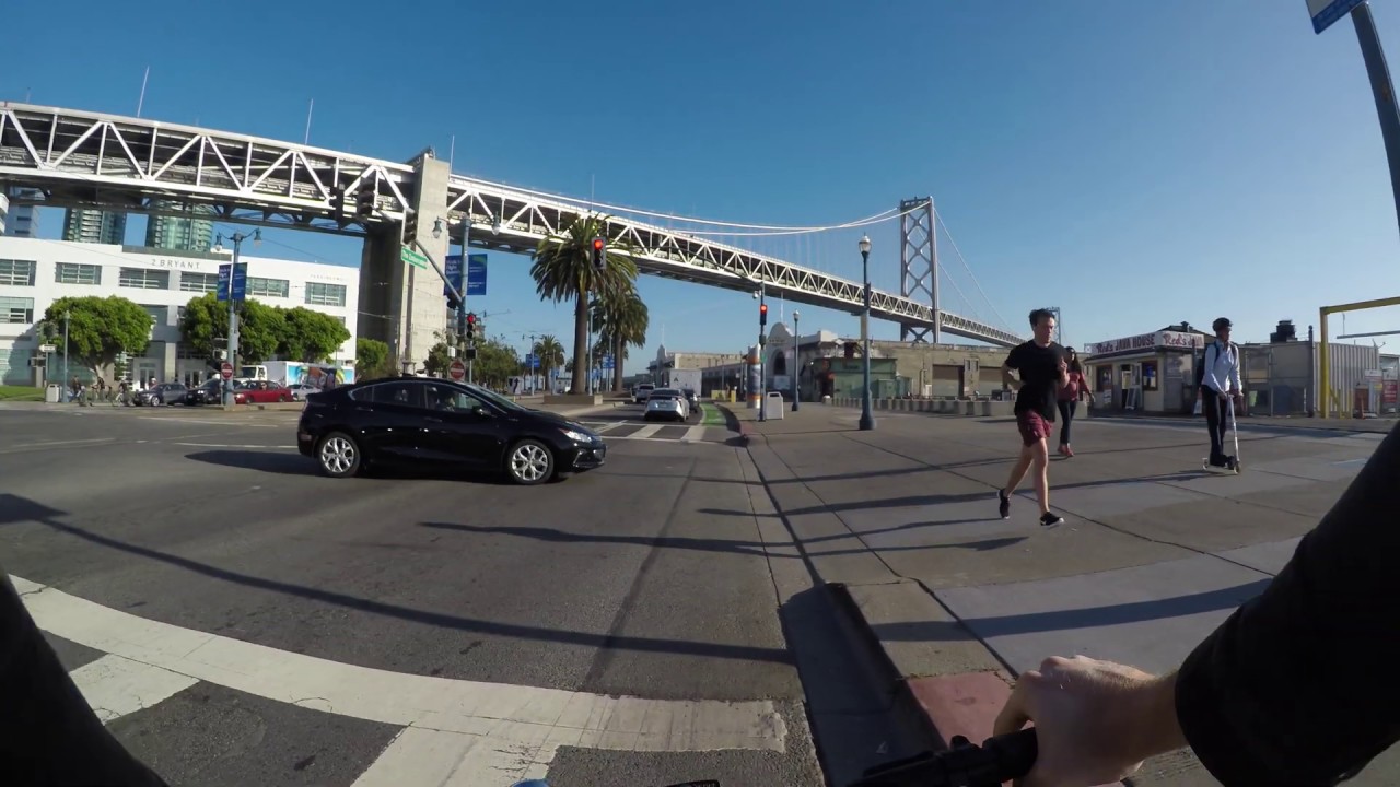 San Francisco: biking from Potrero Hill to Embarcadero (My daily commute)
