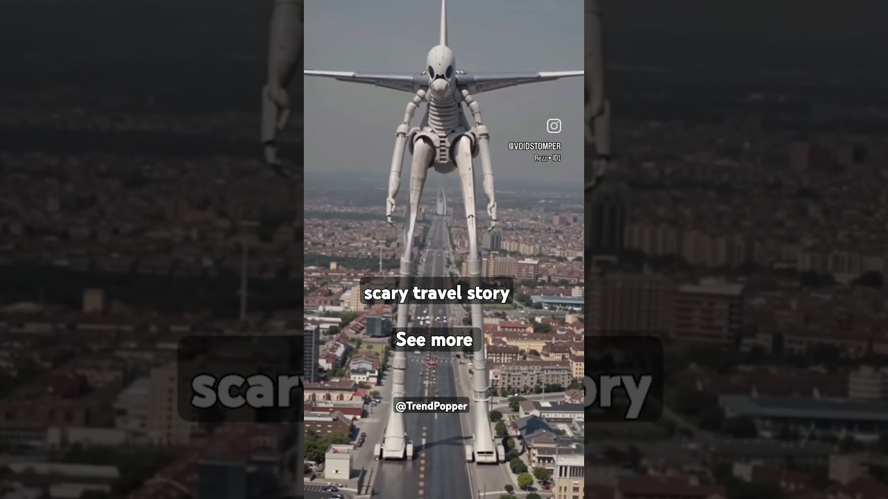 The Haunted Plane: A Flight That Transforms into Terror | horror suspense | horror short film #trend
