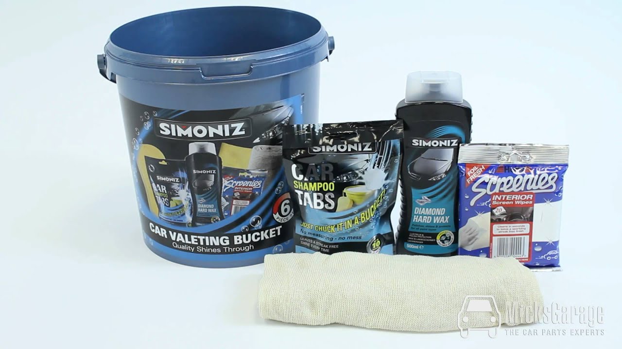 Simoniz 6 Piece Car Care Bucket From MicksGarage.com