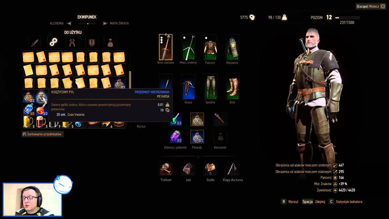 WIEDŹMIN 3 #3 ROZW&Oacute;J POSTACI DO POZIOMU 12 SKILL TREE ( PORADNIK )