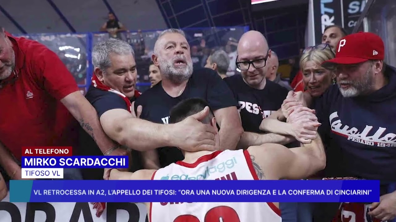 VL RETROCESSA IN A2:  L' APPELLO DEI TIFOSI, ORA UNA NUOVA DIRIGENZA E LA CONFERMA DI CINCIARINI