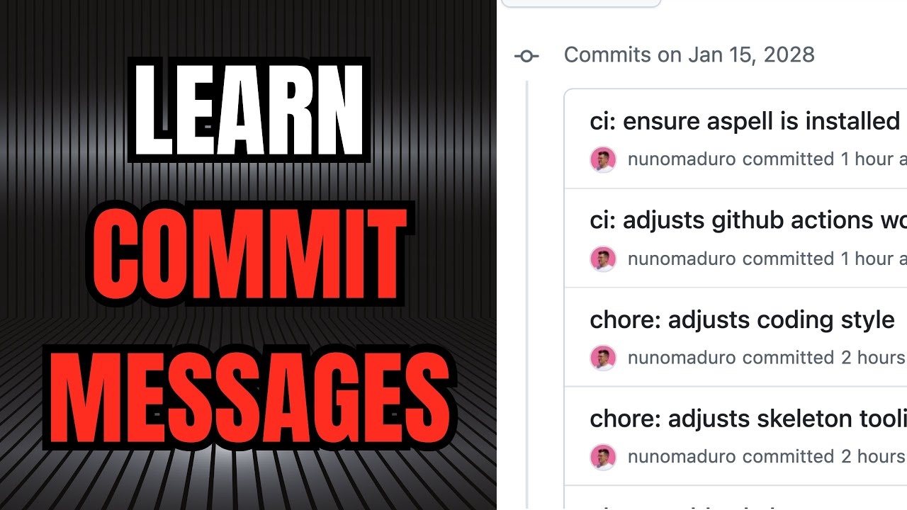 Мастер сообщений коммитов Git с обычными коммитами